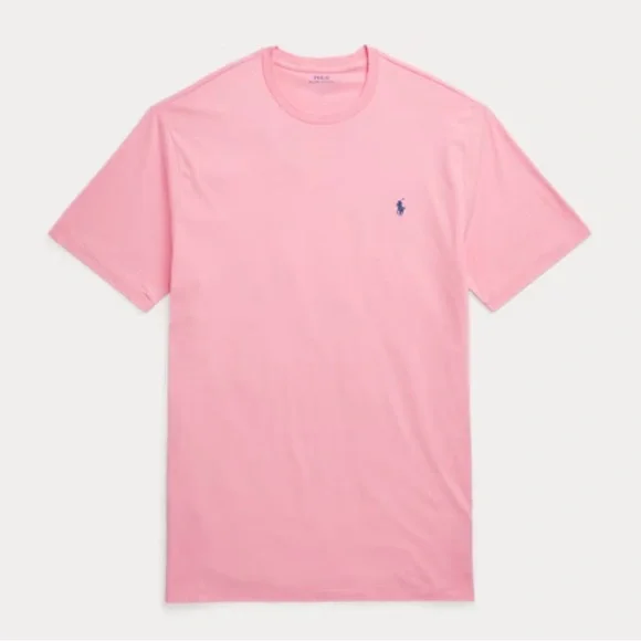 Polo by Ralph Lauren Men's Pink T-Shirt 2XLT Big & Tall New With Tags - Picture 1 of 8